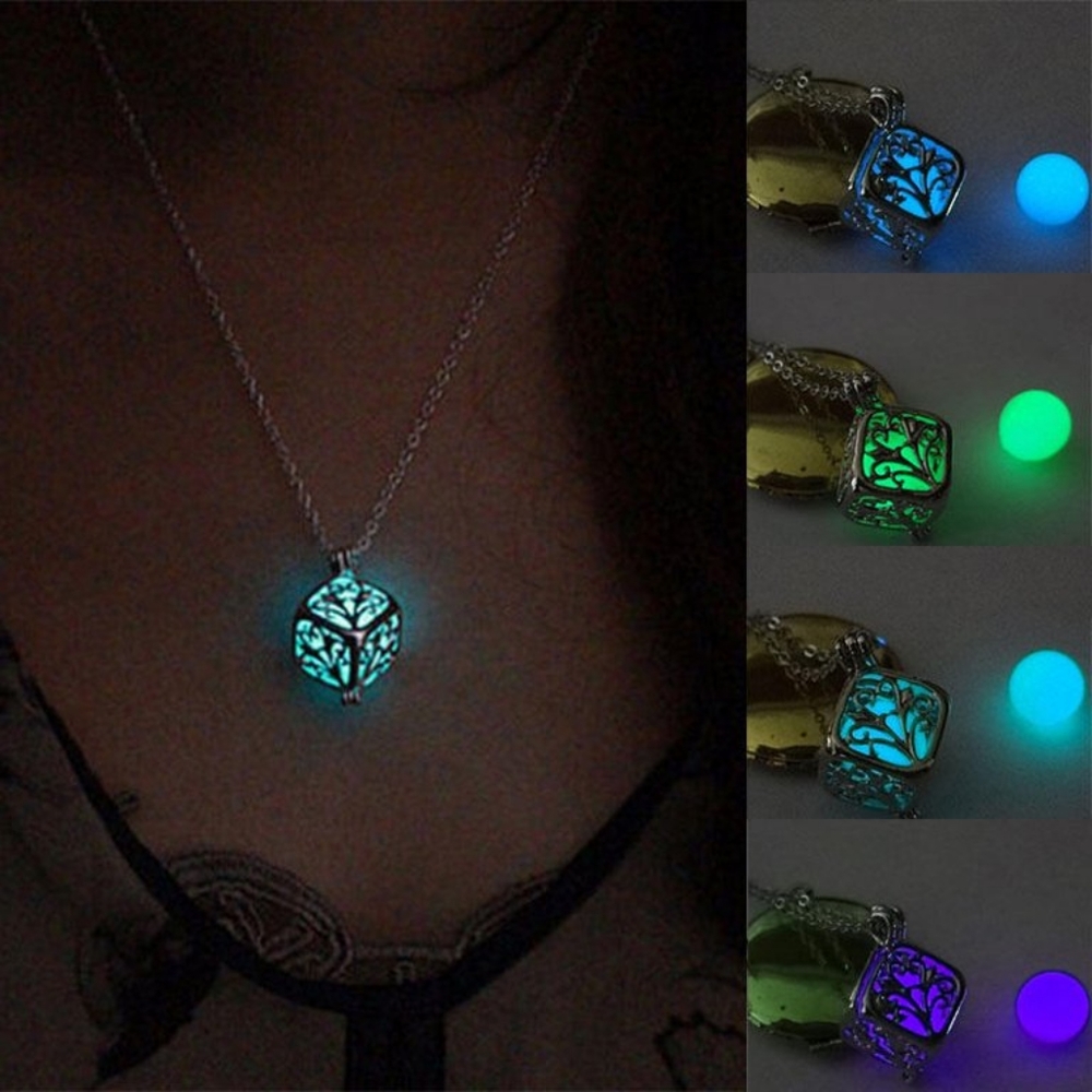Tree Of Life Luminous Necklaces Glow In Dark